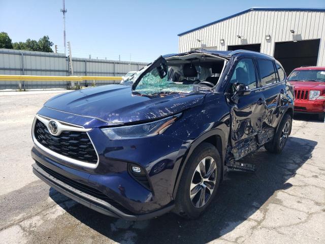 TOYOTA HIGHLANDER 2021 with VIN 5TDGZRBH1MS556218 - Photo from auction