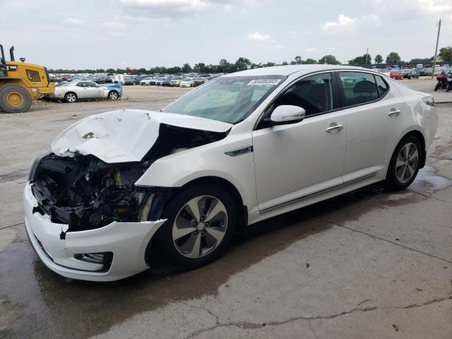 KIA OPTIMA HYB 2016 with VIN KNAGN4AD6G5098423 - Photo from auction
