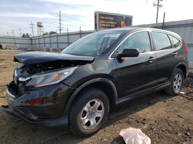 HONDA CR-V LX 2015 with VIN 5J6RM4H33FL073351 - Photo from auction