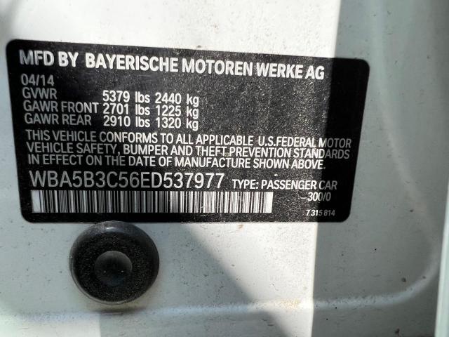Photo 10 from auction – 2014 BMW 535 XI with VIN WBA5B3C56ED537977
