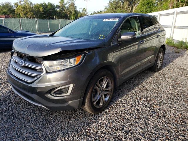 FORD EDGE TITAN 2017 with VIN 2FMPK3K96HBB52831 - Photo from auction