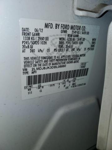 Photo 14 from auction – 2013 LINCOLN MKX with VIN 2LMDJ8JK3DBL08880