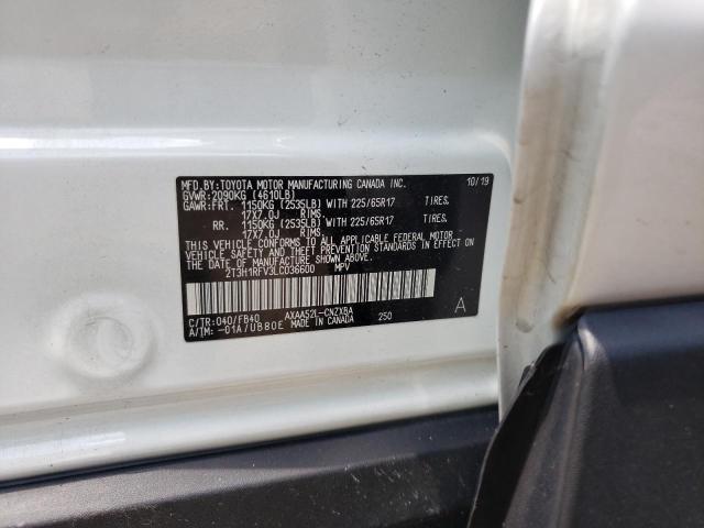 Photo 14 from auction – 2020 TOYOTA RAV4 LE with VIN 2T3H1RFV3LC036600