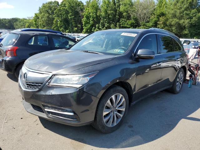 Photo 1 from auction – 2016 ACURA MDX TECHNO with VIN 5FRYD4H42GB008634
