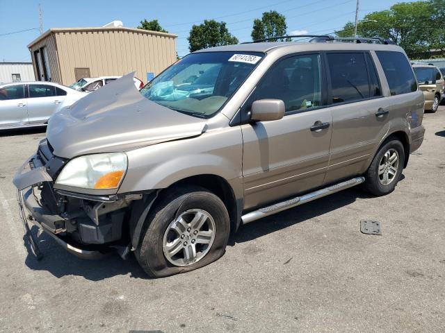 HONDA PILOT EXL 2003 with VIN 2HKYF18573H538189 - Photo from auction