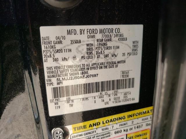 Photo 14 from auction – 2010 LINCOLN NAVIGATOR with VIN 5LMJJ2J50AEJ07697