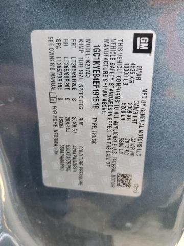 Photo 14 from auction – 2014 CHEVROLET silverado with VIN 1GC1KYE84EF191518
