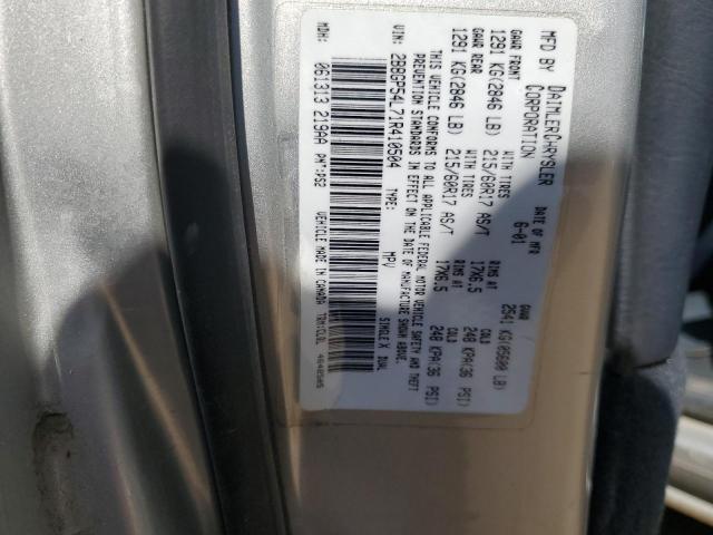 Photo 14 from auction – 2001 DODGE GRAND CARA with VIN 2B8GP54L71R410504
