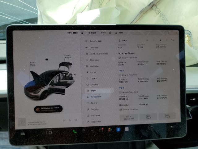 Photo 9 from auction – 2021 TESLA MODEL 3 with VIN 5YJ3E1EA6MF025840