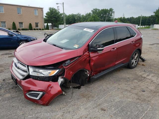 FORD EDGE TITAN 2015 with VIN 2FMTK4K81FBB02007 - Photo from auction