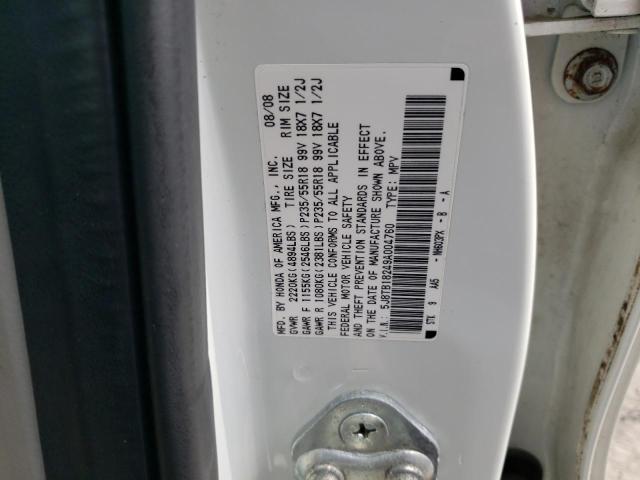 Photo 14 from auction – 2009 ACURA RDX with VIN 5J8TB18249A004760