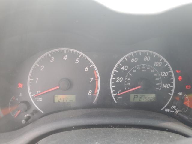 Photo 9 from auction – 2009 TOYOTA COROLLA BA with VIN 1NXBU40E39Z087944