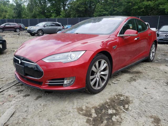 TESLA MODEL S 2015 with VIN 5YJSA1E27FF108843 - Photo from auction