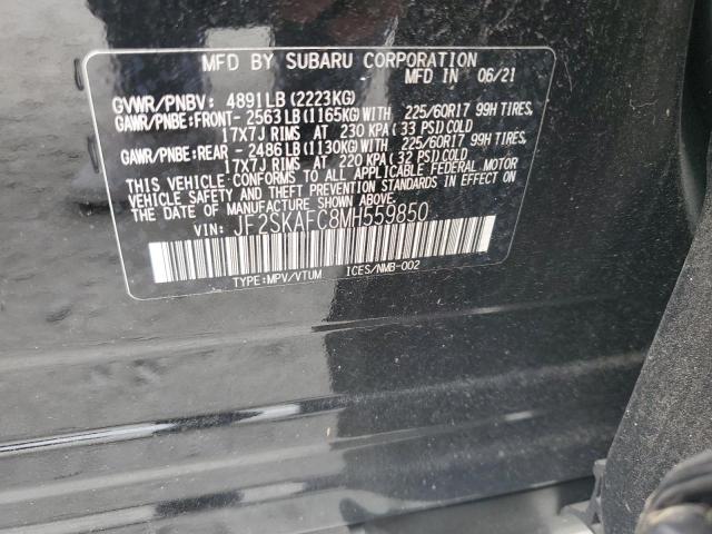 Zdjęcie 14 z aukcji – 2021 SUBARU FORESTER P z VIN JF2SKAFC8MH559850