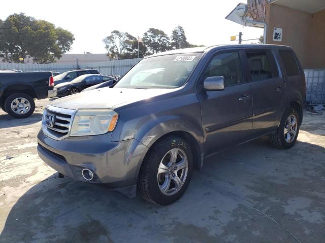 HONDA PILOT EXL 2012 with VIN 5FNYF4H51CB019901 - Photo from auction