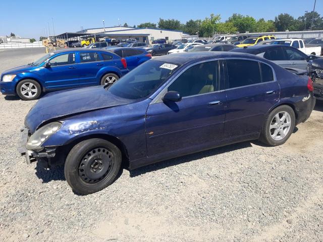 INFINITI G35 2004 with VIN JNKCV51E44M613399 - Photo from auction