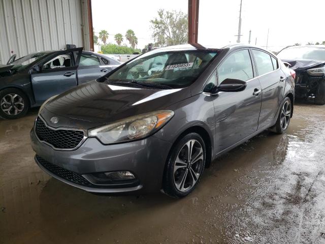 KIA FORTE EX 2014 with VIN KNAFX4A89E5106861 - Photo from auction