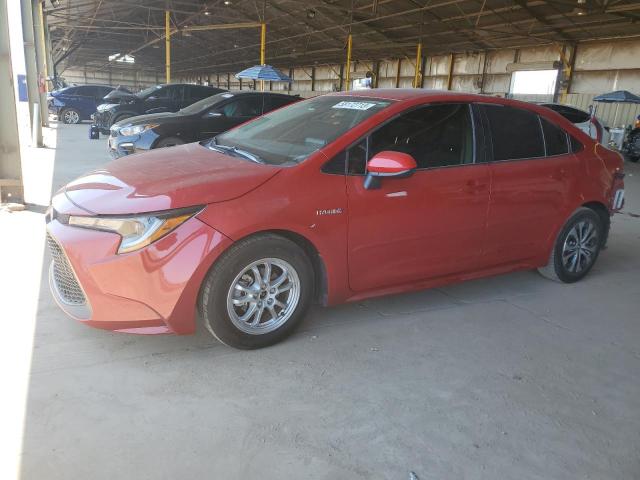 TOYOTA COROLLA LE 2021 with VIN JTDEAMDE4MJ006061 - Photo from auction