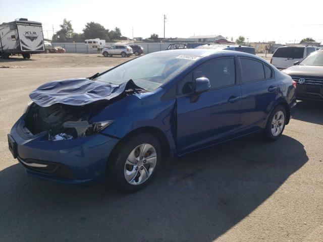 HONDA CIVIC LX 2013 with VIN 19XFB2F50DE270619 - Photo from auction