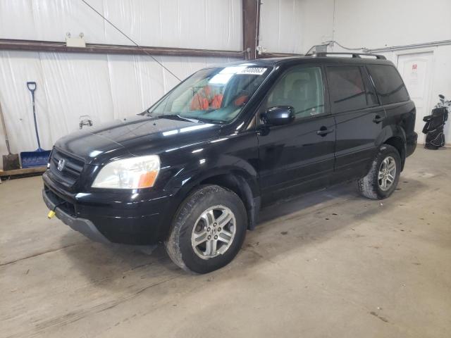 HONDA PILOT EXL 2004 with VIN 2HKYF18554H000074 - Photo from auction