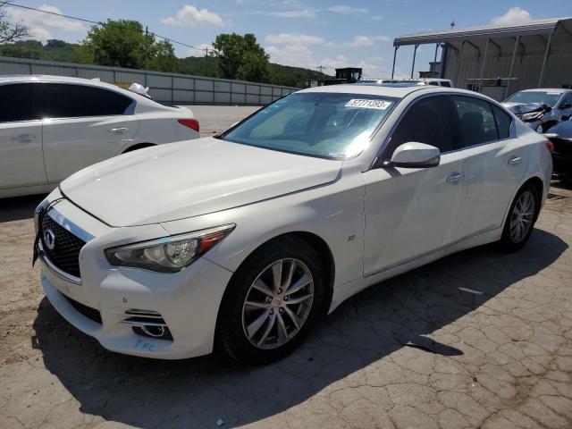 INFINITI Q50 BASE 2015 with VIN JN1BV7AR0FM390229 - Photo from auction