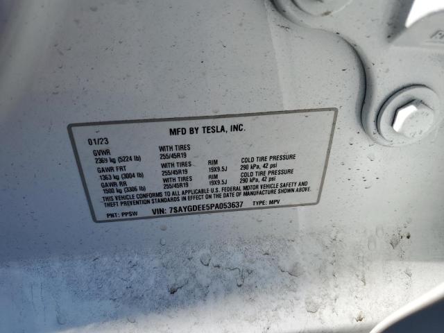 Photo 14 from auction – 2023 TESLA MODEL Y with VIN 7SAYGDEE5PA053637