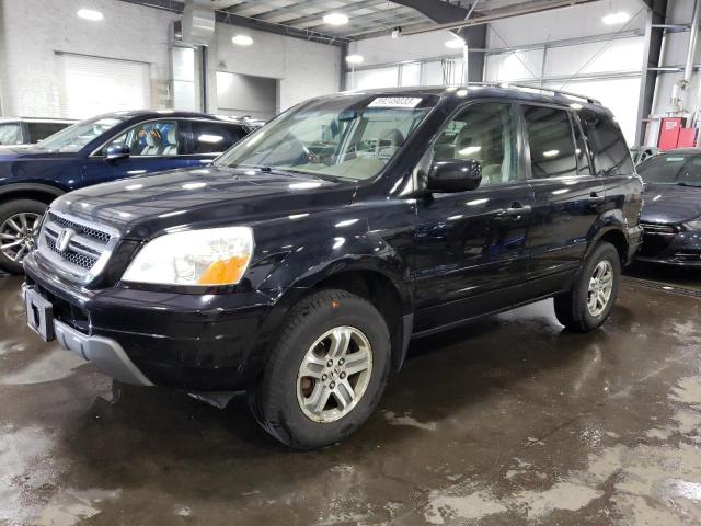 HONDA PILOT EX 2005 with VIN 5FNYF18485B055741 - Photo from auction