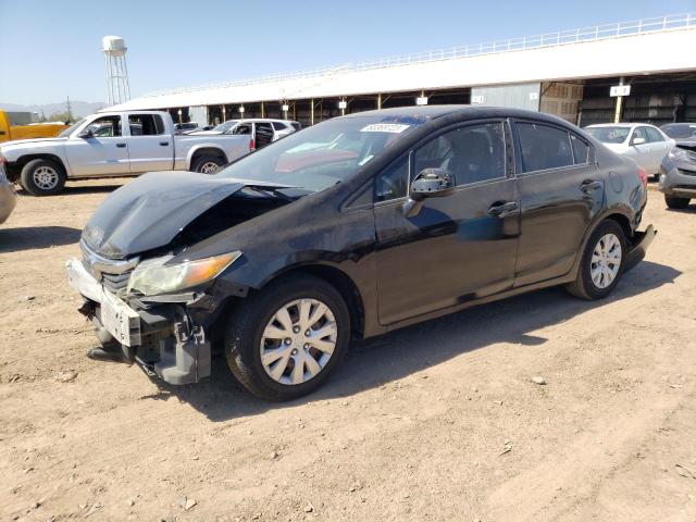 HONDA CIVIC LX 2012 with VIN 19XFB2F55CE338217 - Photo from auction