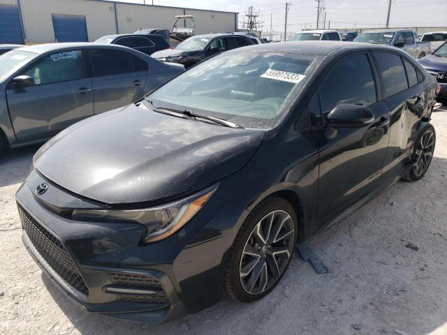 TOYOTA COROLLA SE 2021 with VIN 5YFS4MCE6MP086700 - Photo from auction