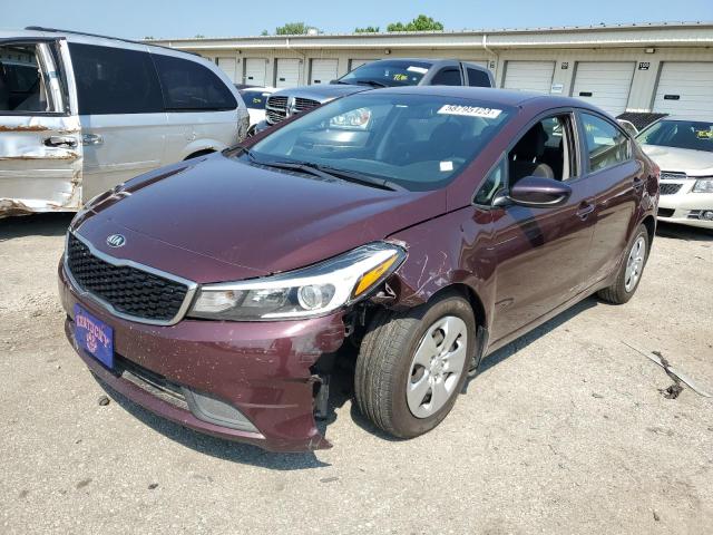 KIA FORTE LX 2017 with VIN 3KPFL4A70HE100204 - Photo from auction