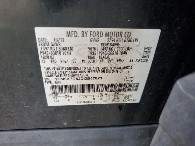 Photo 14 from auction – 2013 FORD EXPLORER X with VIN 1FM5K7D82DGB57823