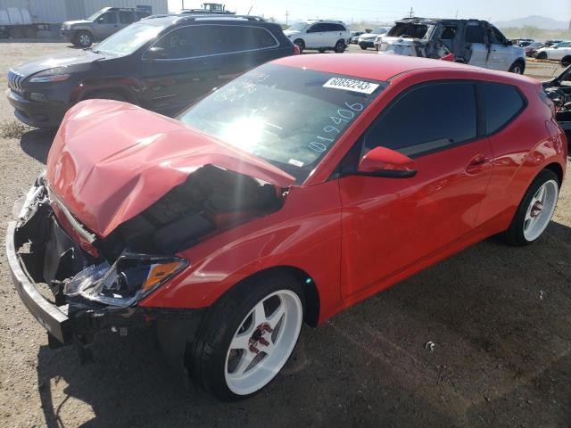 HYUNDAI VELOSTER B 2019 with VIN KMHTG6AF3KU019406 - Photo from auction