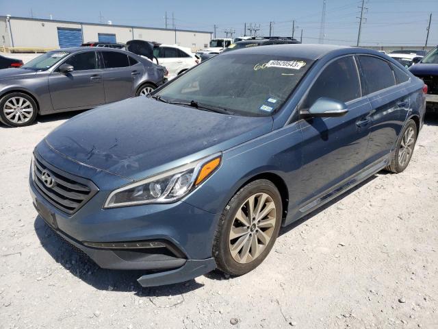 HYUNDAI SONATA SPO 2016 with VIN 5NPE34AF1GH359703 - Photo from auction