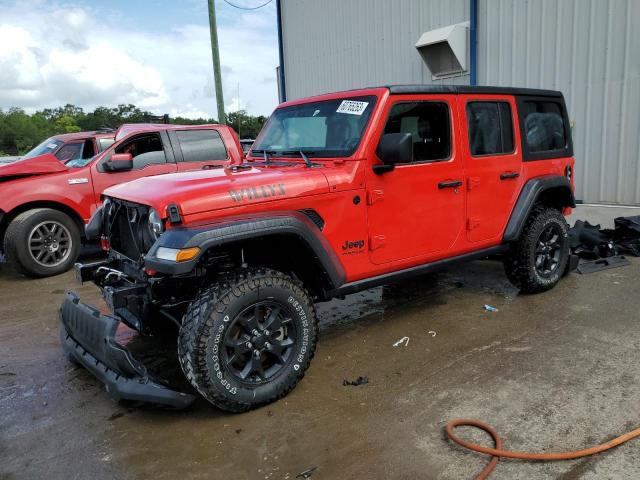 JEEP WRANGLER U 2022 with VIN 1C4HJXDG0NW200445 - Photo from auction