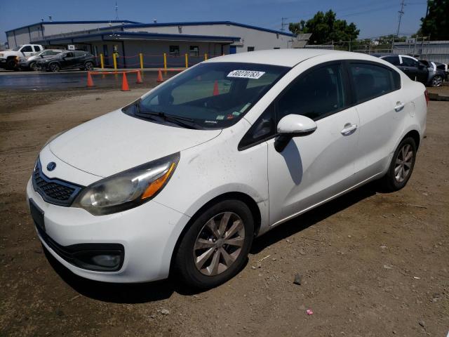 KIA RIO EX 2014 with VIN KNADN4A32E6353523 - Photo from auction