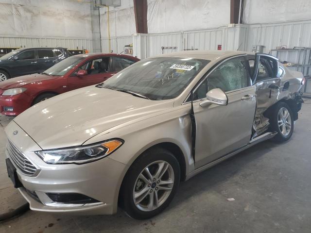 FORD FUSION SE 2018 with VIN 3FA6P0HD5JR201686 - Photo from auction