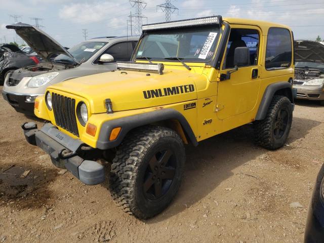 JEEP WRANGLER / 2001 with VIN 1J4FA49S81P341720 - Photo from auction