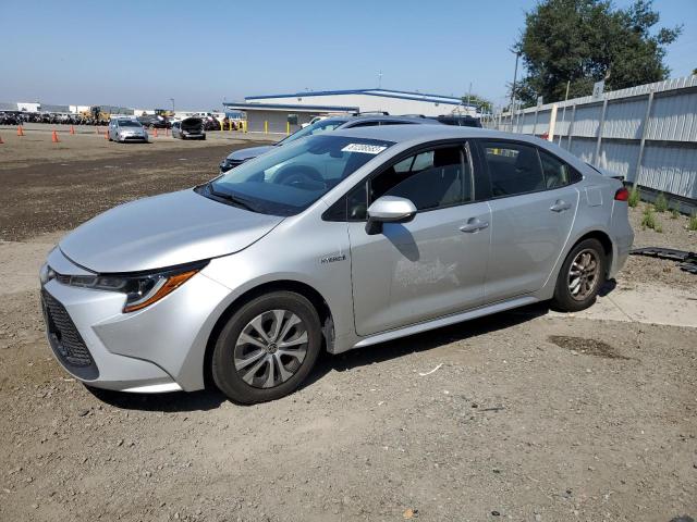 TOYOTA COROLLA LE 2021 with VIN JTDEAMDE1MJ014067 - Photo from auction