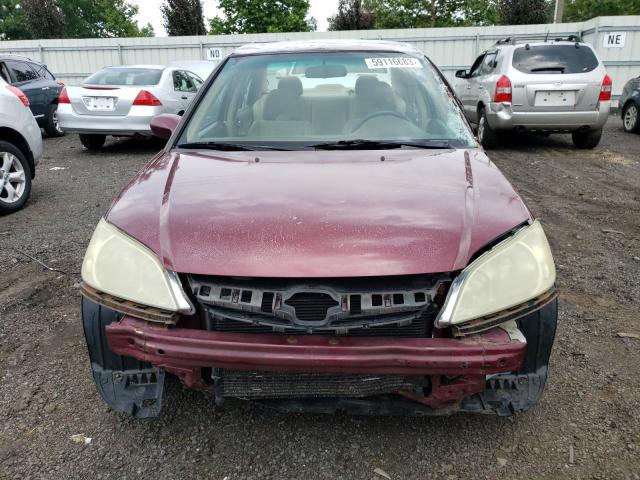 Photo 5 from auction – 2004 HONDA CIVIC EX with VIN 2HGES26794H526789