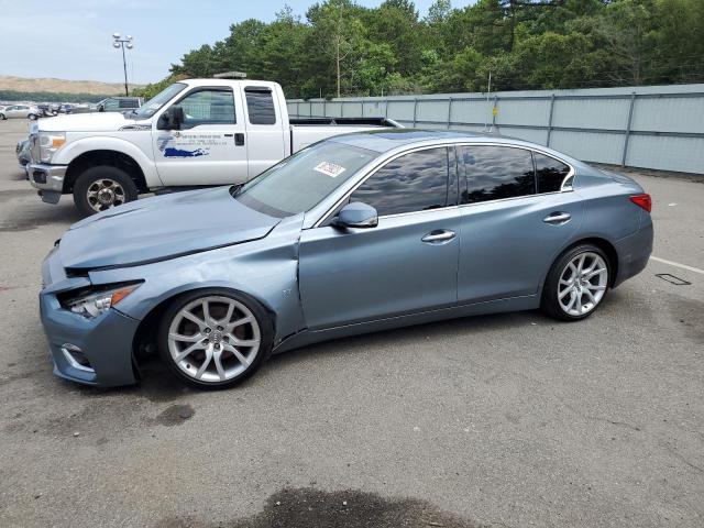 INFINITI Q50 BASE 2014 with VIN JN1BV7AR5EM698611 - Photo from auction