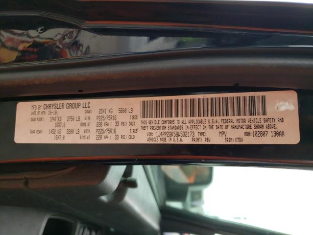 Photo 14 from auction – 2011 JEEP LIBERTY SP with VIN 1J4PP2GK5BW532173