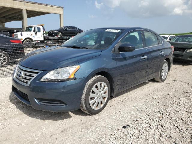 NISSAN SENTRA S 2013 with VIN 1N4AB7AP4DN905195 - Photo from auction