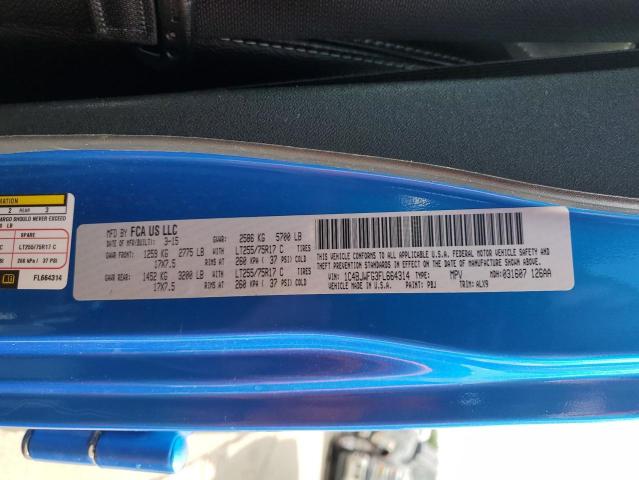 Photo 14 from auction – 2015 JEEP WRANGLER U with VIN 1C4BJWFG3FL664314