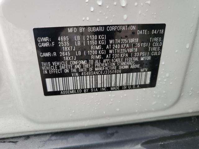Photo 14 from auction – 2018 SUBARU OUTBACK 2. with VIN 4S4BSANC6J3350806