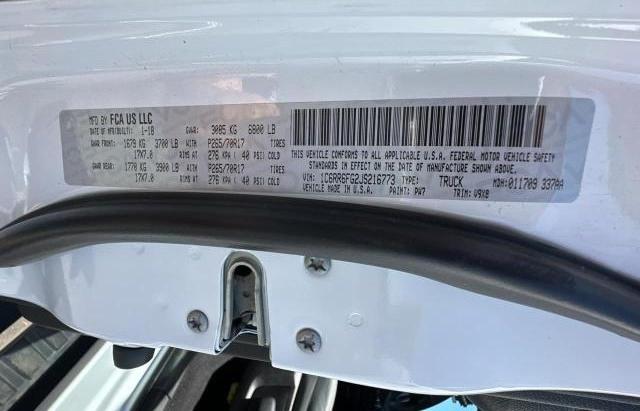Photo 10 from auction – 2018 RAM 1500 ST with VIN 1C6RR6FG2JS216773