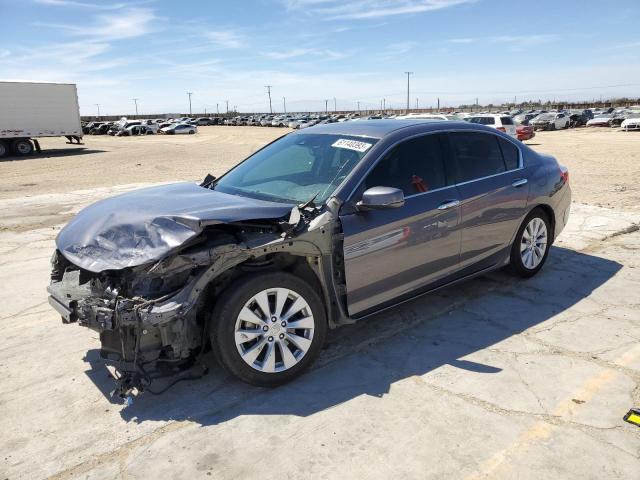 HONDA ACCORD EXL 2015 with VIN 1HGCR3F81FA027360 - Photo from auction
