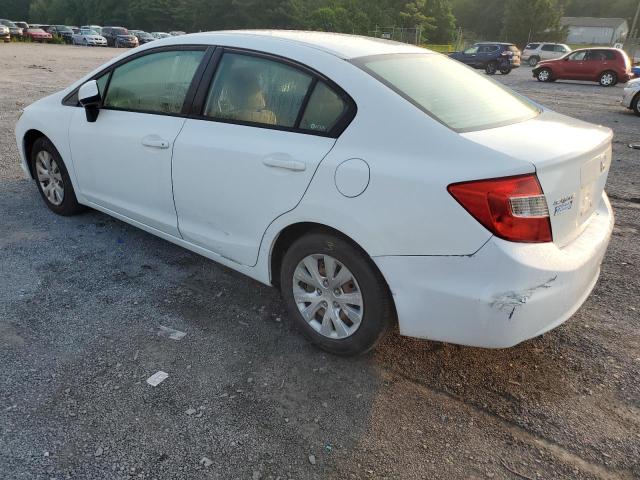 Photo 2 from auction – 2012 HONDA CIVIC LX with VIN 2HGFB2F52CH315130