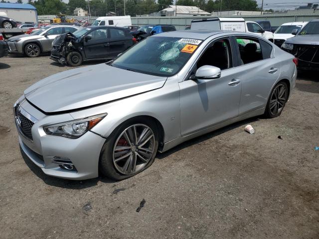 INFINITI Q50 BASE 2014 with VIN JN1BV7AR9EM683237 - Photo from auction