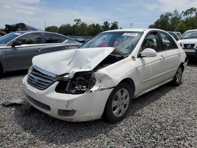 KIA SPECTRA EX 2008 with VIN KNAFE121685552461 - Photo from auction