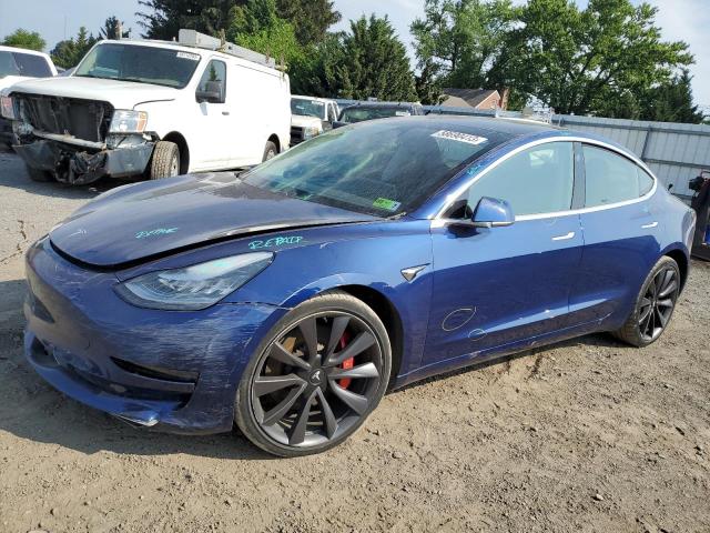 TESLA MODEL 3 2020 с VIN 5YJ3E1EC8LF641152 - Снимка от търг